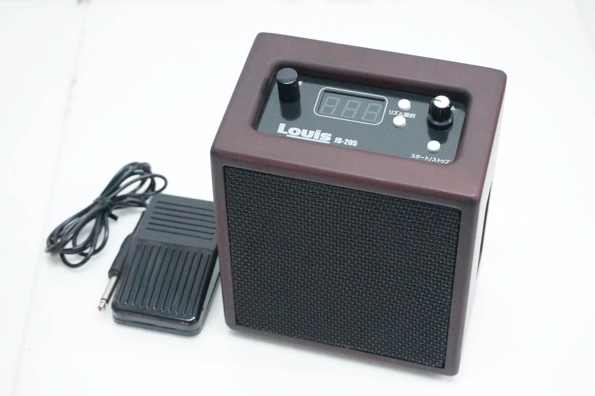【中古】Louis JB-205 リズムマシン ドラムマシン 弾き語り メトロノーム フットペダル