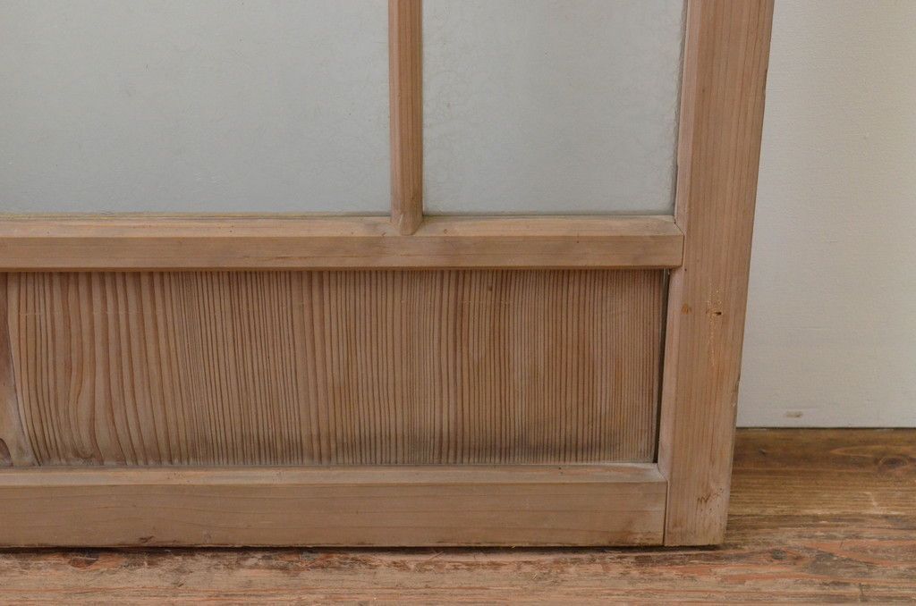 ▼現状販売▼ FIXガラス窓1枚 アンティーク建具 昭和初期 大正ロマン レトロ 4～7営業日前後で発送(※修理加工希望の方3ヶ月程で発送) R-067550