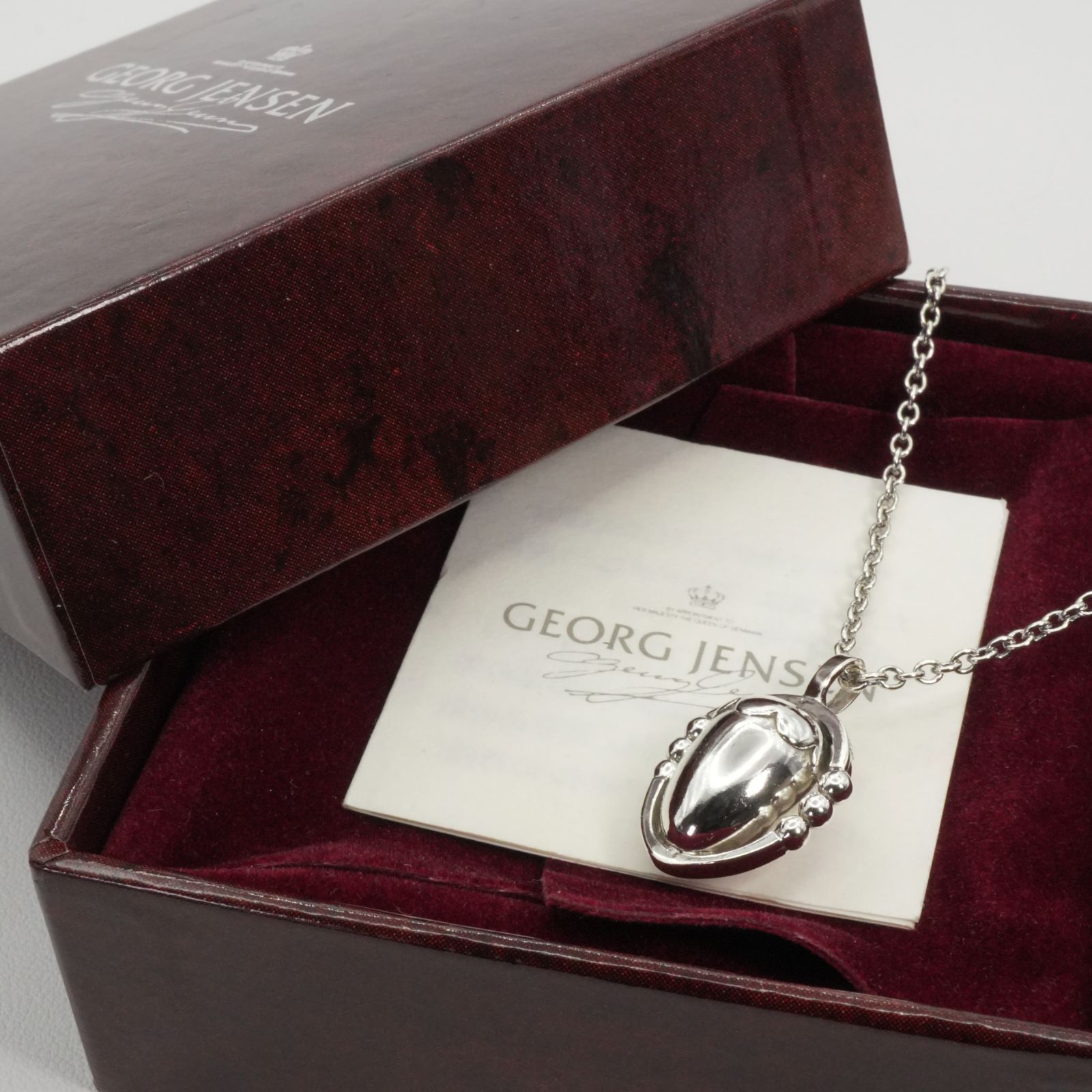 GEORG JENSEN ジョージジェンセン 188 どんぐりモチーフ ペンダント 