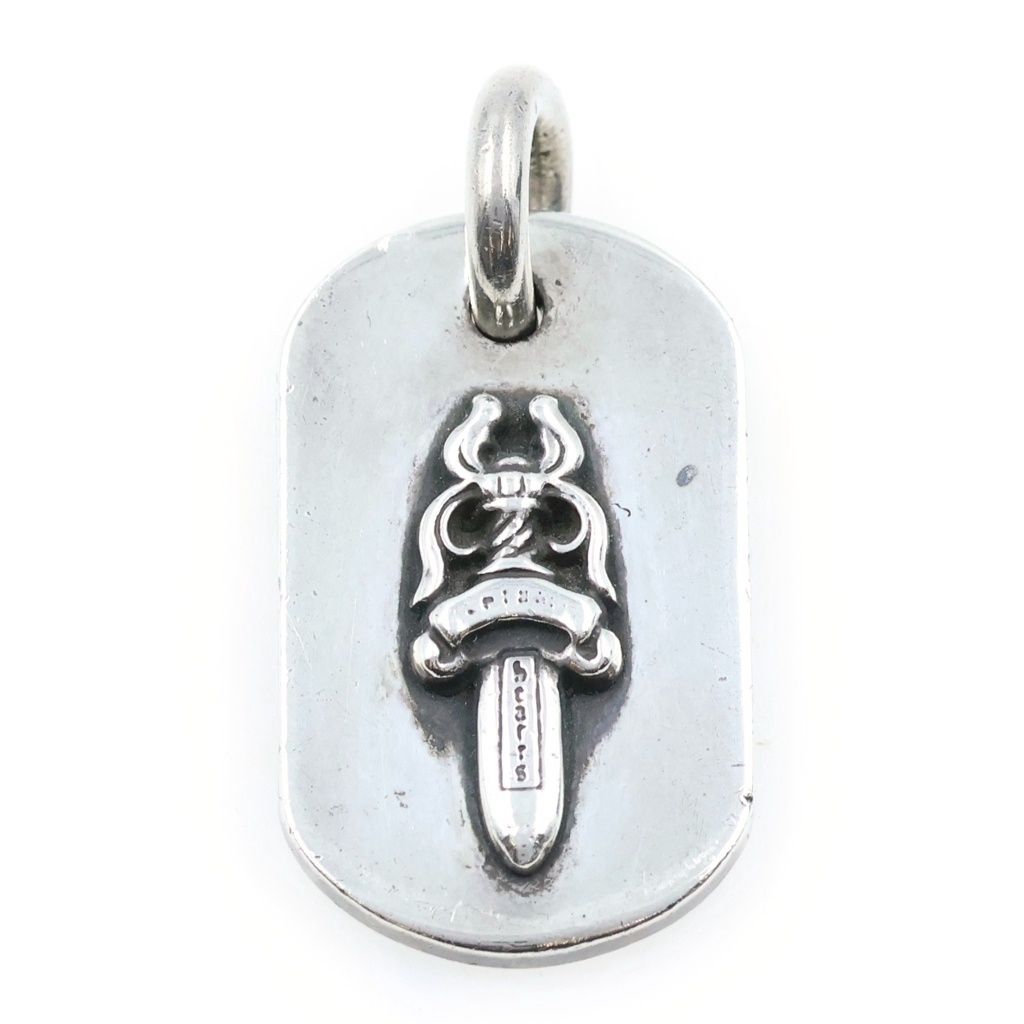CHROME HEARTS ドッグタグ ペンダント CHROME HEARTS (クロムハーツ) RAISED DAGGER DOGTAG レイズドダガー