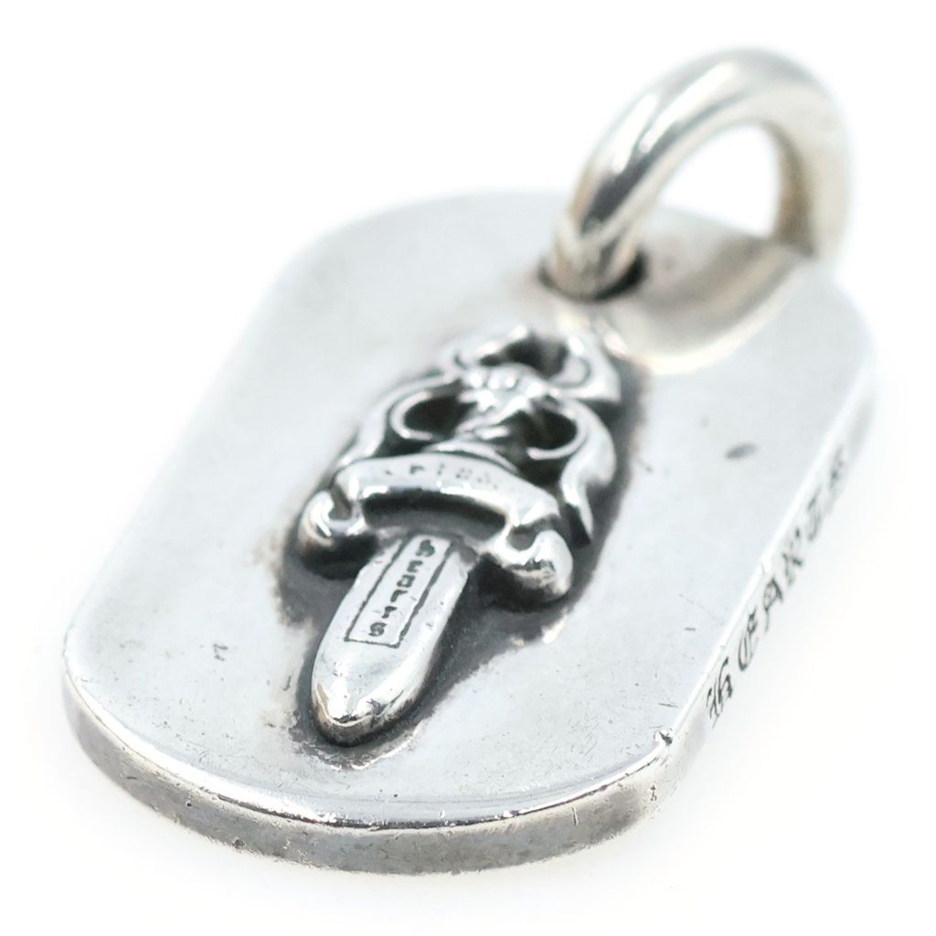 CHROME HEARTS (クロムハーツ) RAISED DAGGER DOGTAG レイズドダガー