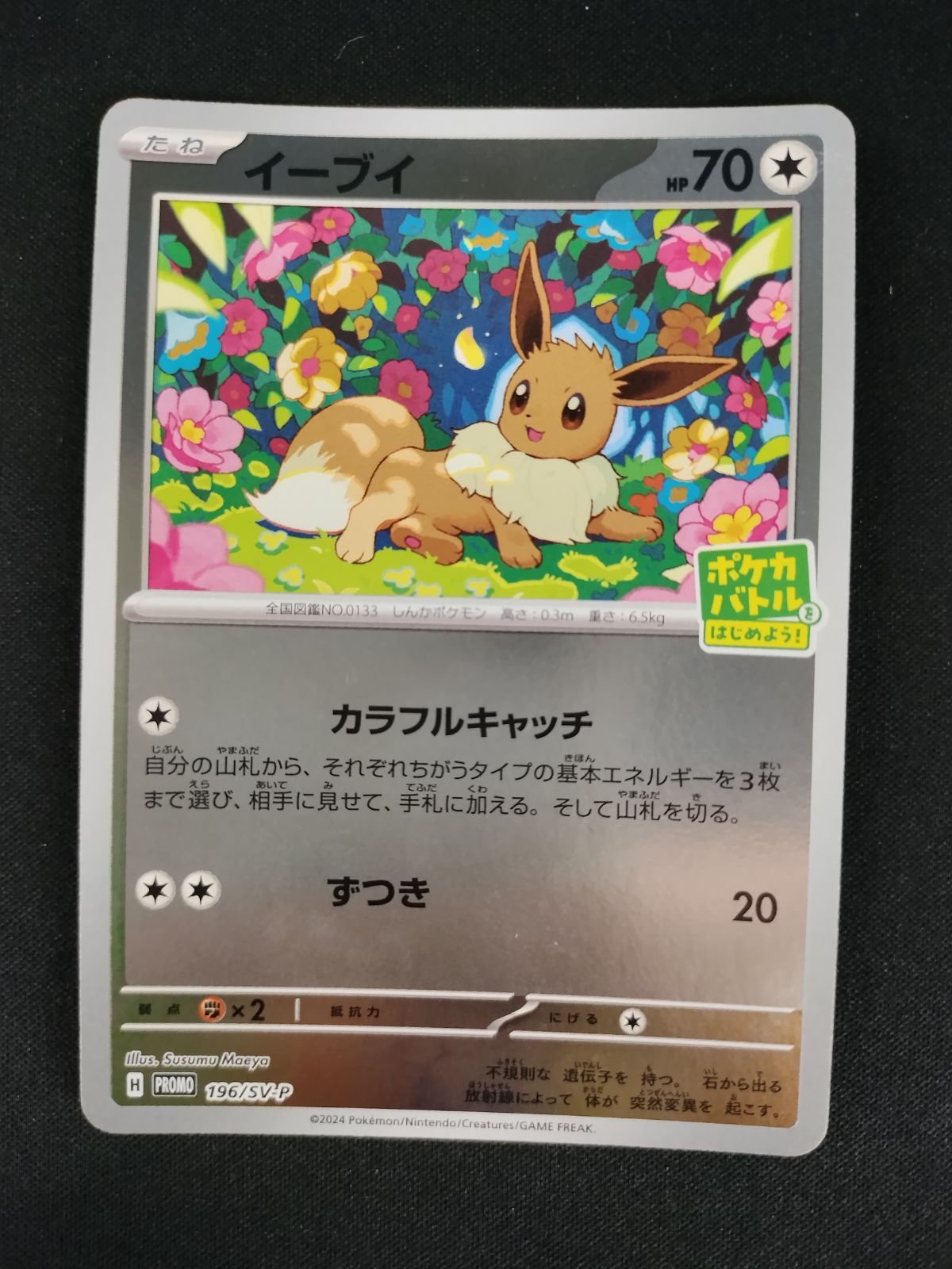中古TCG】ポケモンカード イーブイ(196/SV-P) キズあり 【50-66