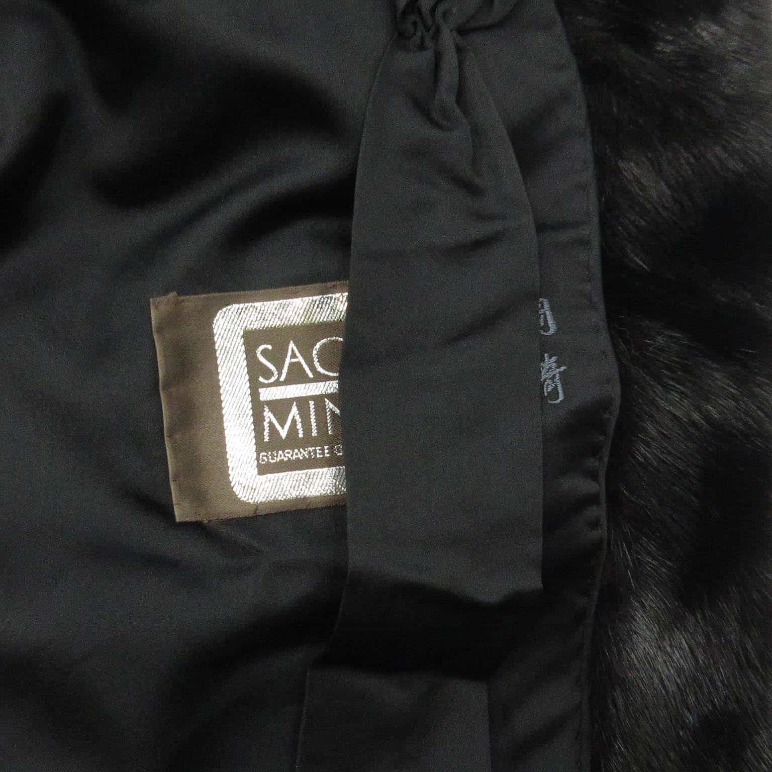 サガミンク SAGA MINK JOY MILLE 毛皮 リアルファー コート ダーク F