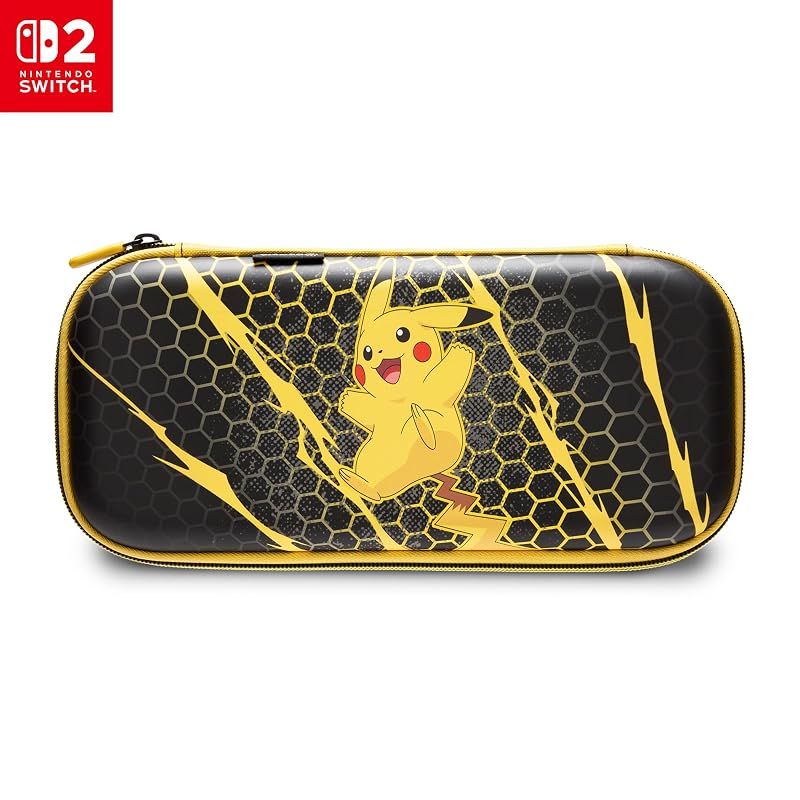 【新品】 PowerA Nintendo Switch 2用スリムケース, ピカチュウストーム, ピカチュウストーム 1