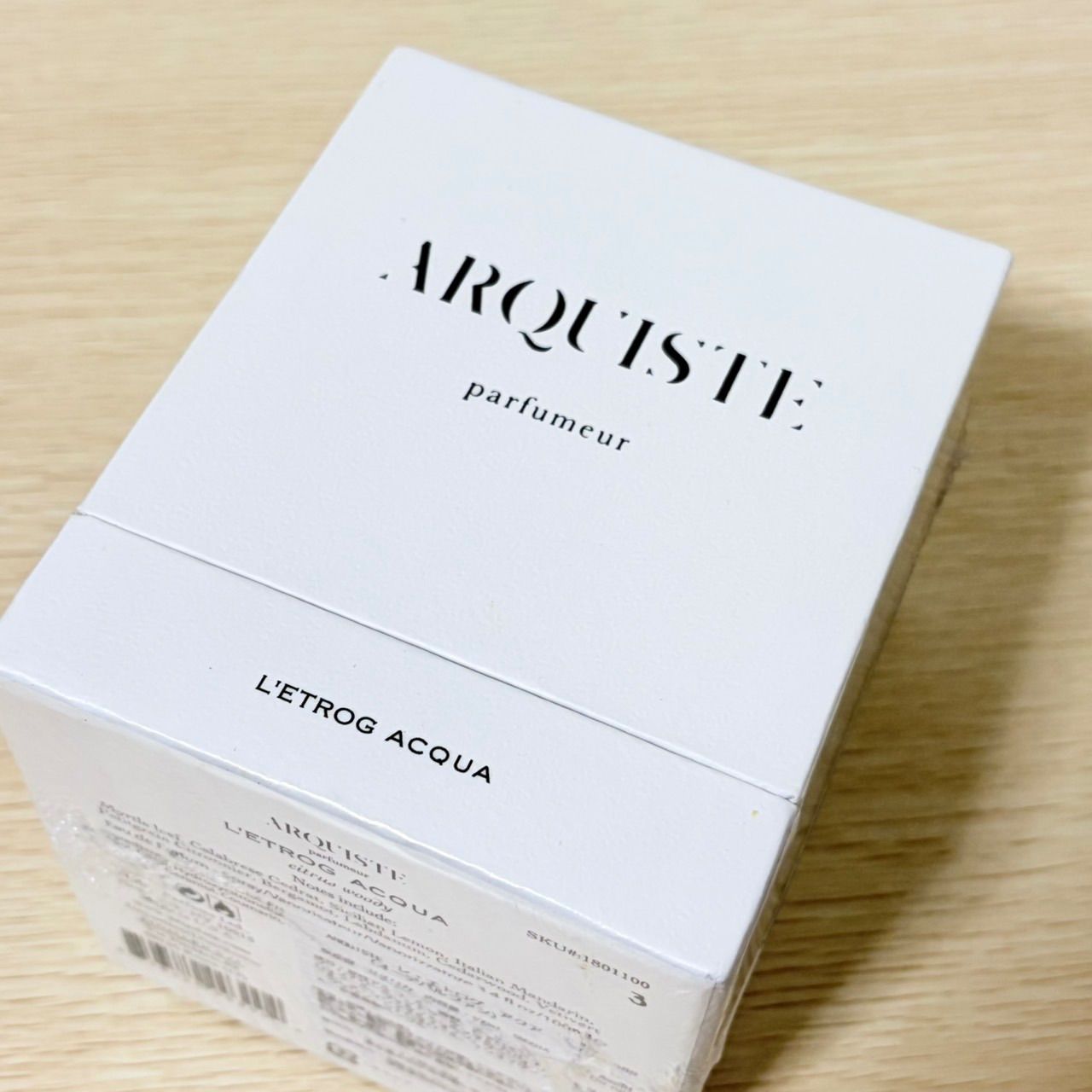 新品未使用未開封 アーキスト レトログ アクア オードパルファム 100mL