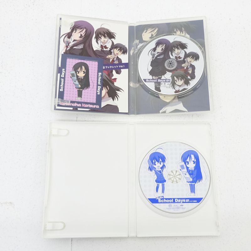 三重店】School Days DVD 初回限定版 全6巻セット【308-E393】 - メルカリ