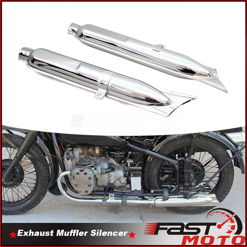 BMW K750/M1/M72/R71/R12 用 レトロバイク排気マフラーシステム クローム 15,610円