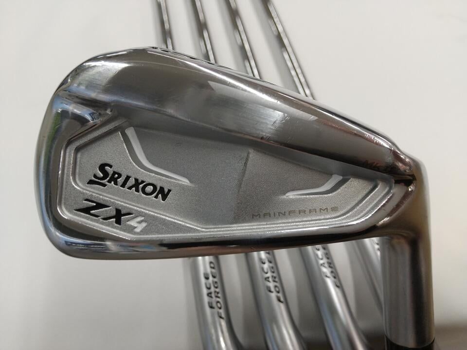 Dunlop SRIXON ZX4 Mk2 NS Pro Zelos 8 S Flex Iron Set Used Golf Doo! Yamaguchi Hofu store [shortest same day shipping]