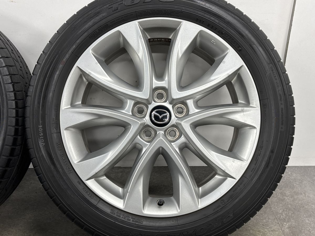 338852☆CX-5 KE5AW【マツダ 純正ホイール】19×7J オフセット+50☆5H