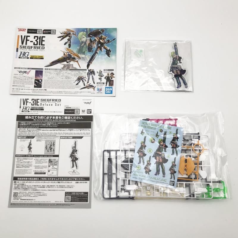 中古】未組立 HG 1/100 VF-31E ジークフリード チャック・マスタング機