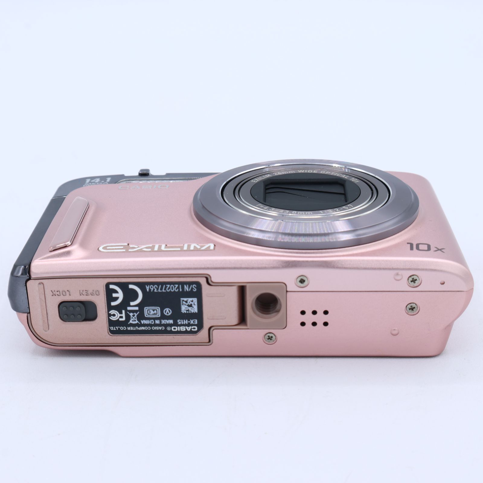 CASIO カシオ デジタルカメラ EXILIM EX-H15 ピンク EX-H15PK