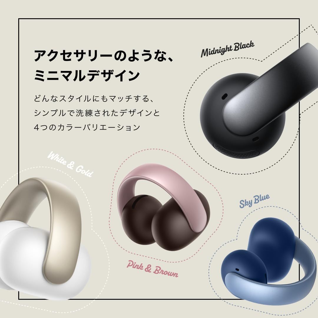 Anker Soundcore AeroClip ホワイト & ゴールド - メルカリ