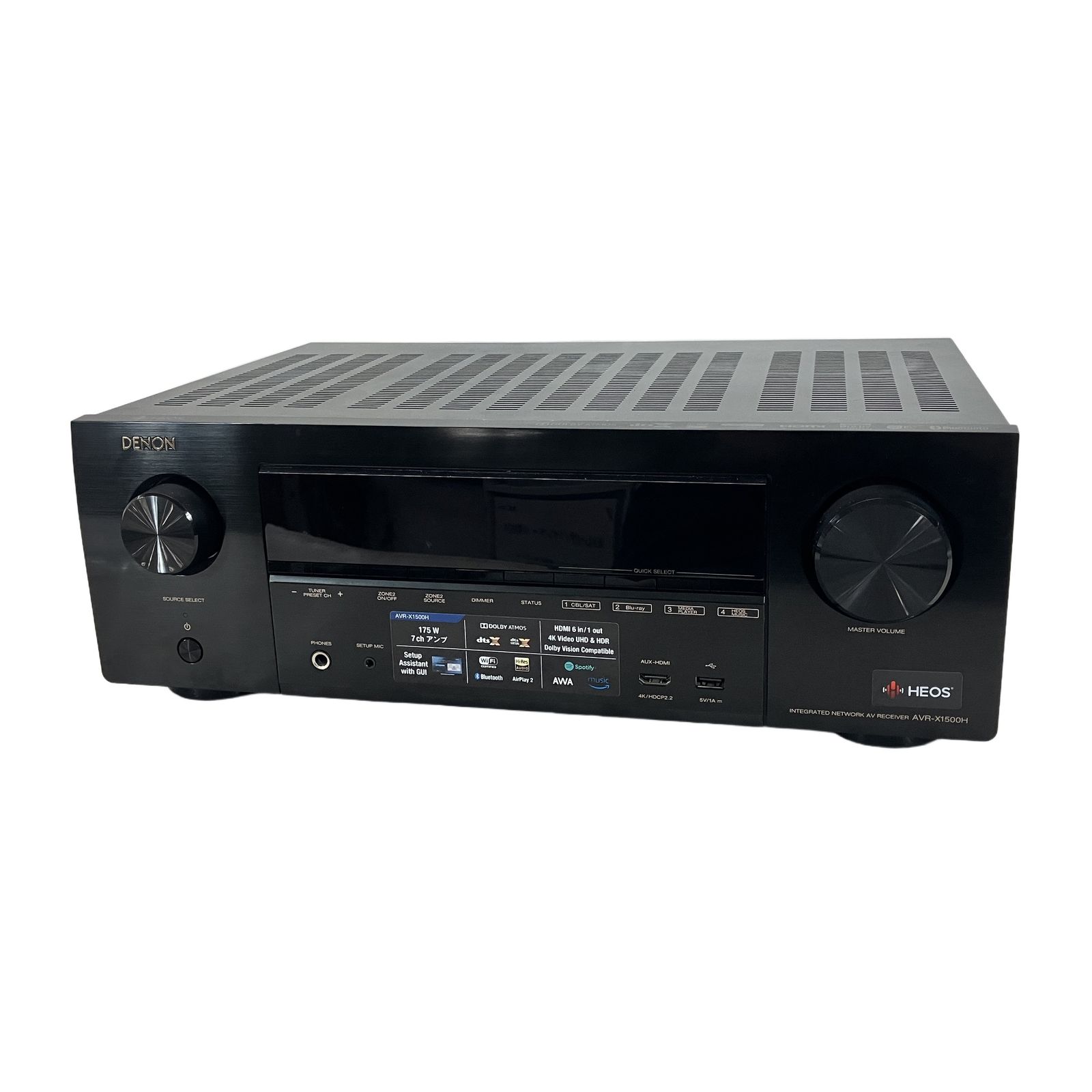 DENON アンプ AVR-X1500H デノン 2019年製 中古 W11559575 - メルカリ