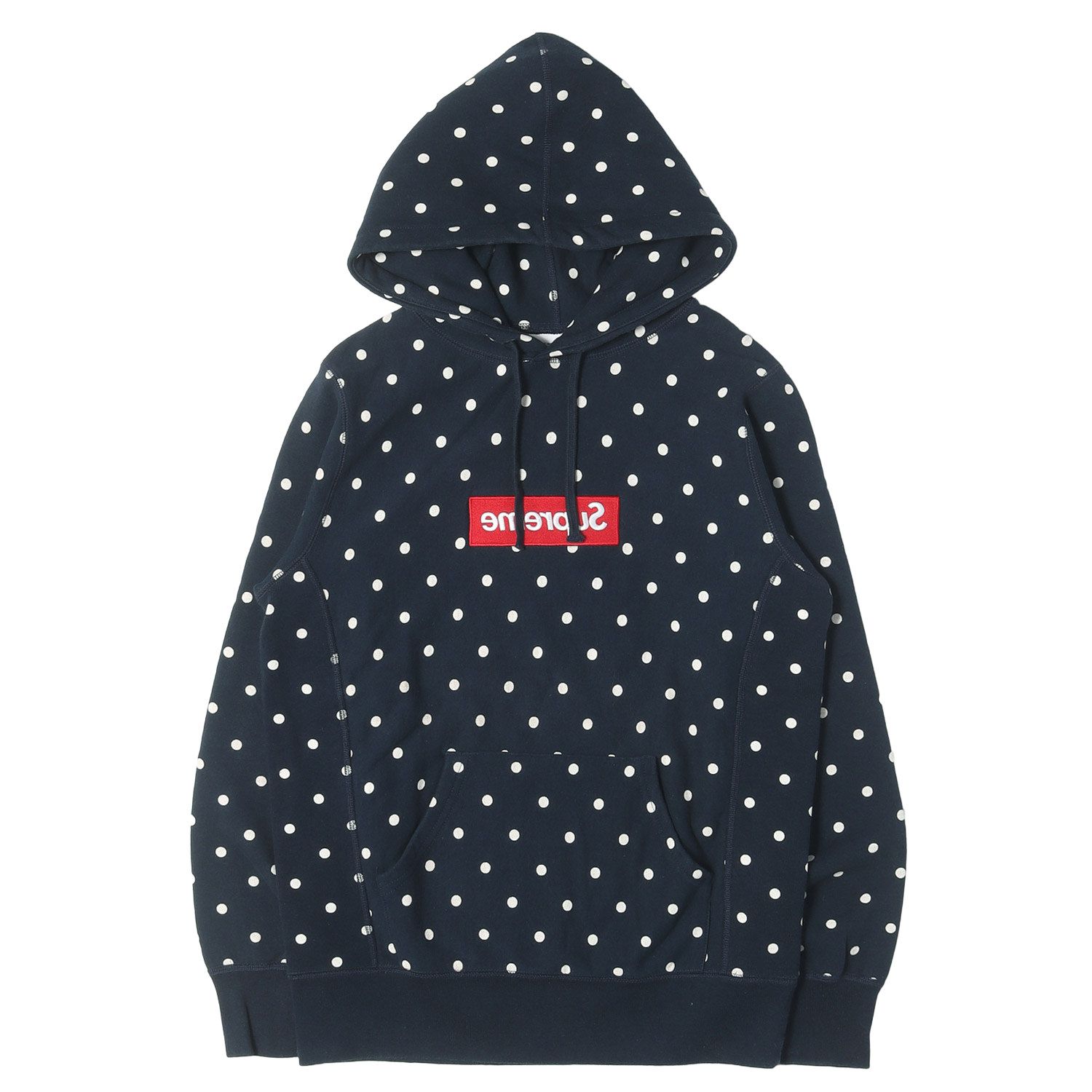 Supreme シュプリーム パーカー ネイビー 紺 S COMME des GARCONS 