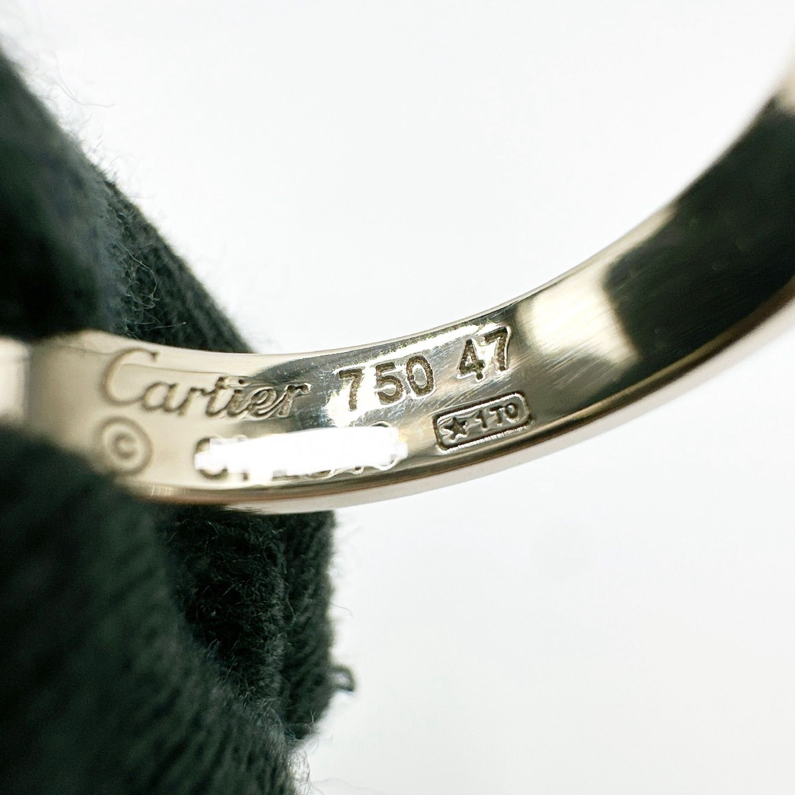 美品🌻Cartier ミニラブ ホワイトゴールド リング 47 約7号 Y - メルカリ