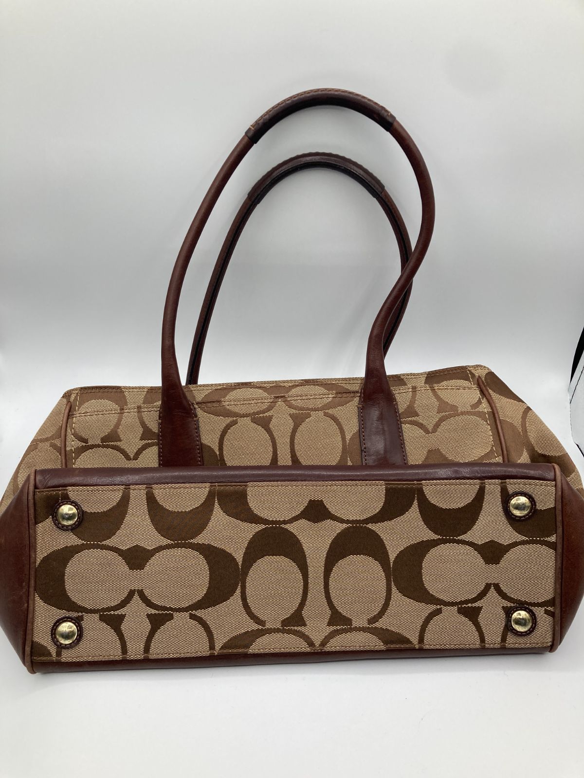 COACH（コーチ）ハンプトンズ シグネチャー ラージ キャリーオール