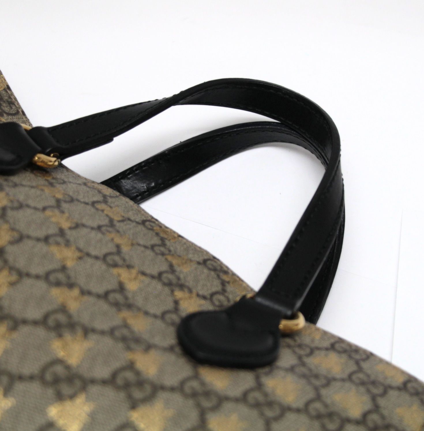 グッチ GUCCI／GGスプリーム 473887／2wayバッグ 鑑定書付 茶 GUCCI