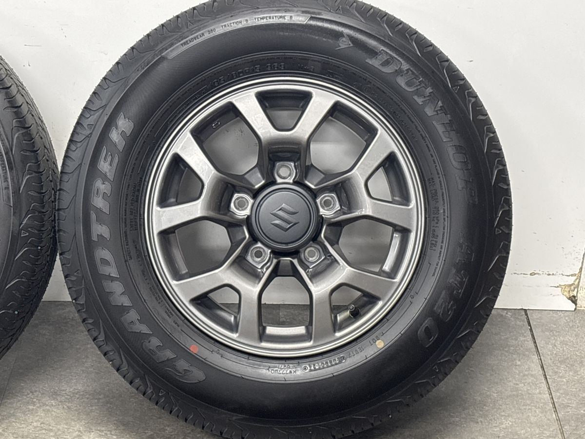 新車外し品 バリ溝】スズキ JB74 ジムニーシエラ 純正 15in 5.5J +5