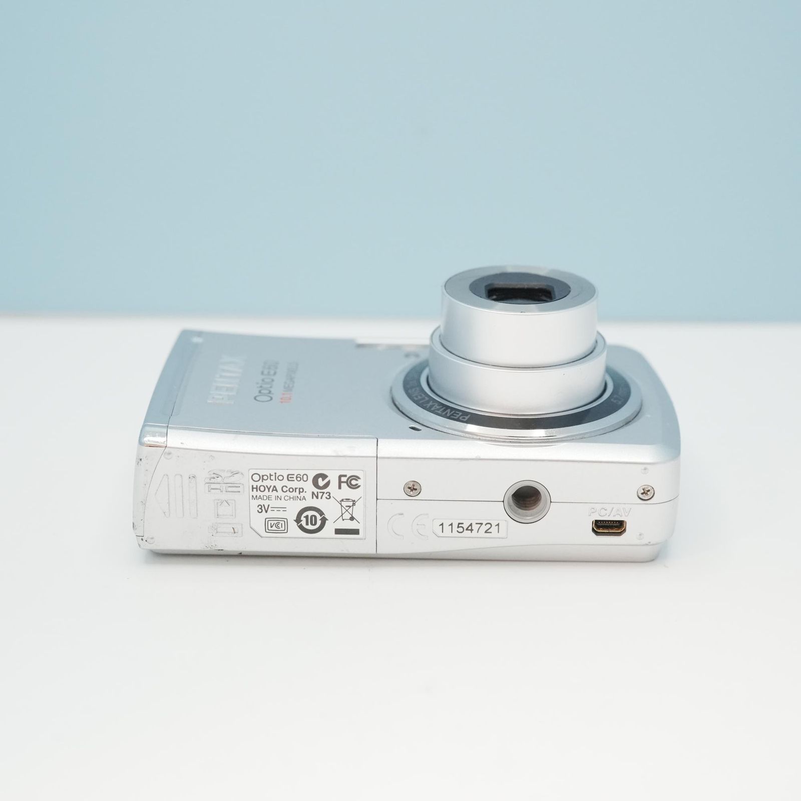 PENTAX Optio E60 デジカメ スマホ転送OK フルセット シロクマカメラ