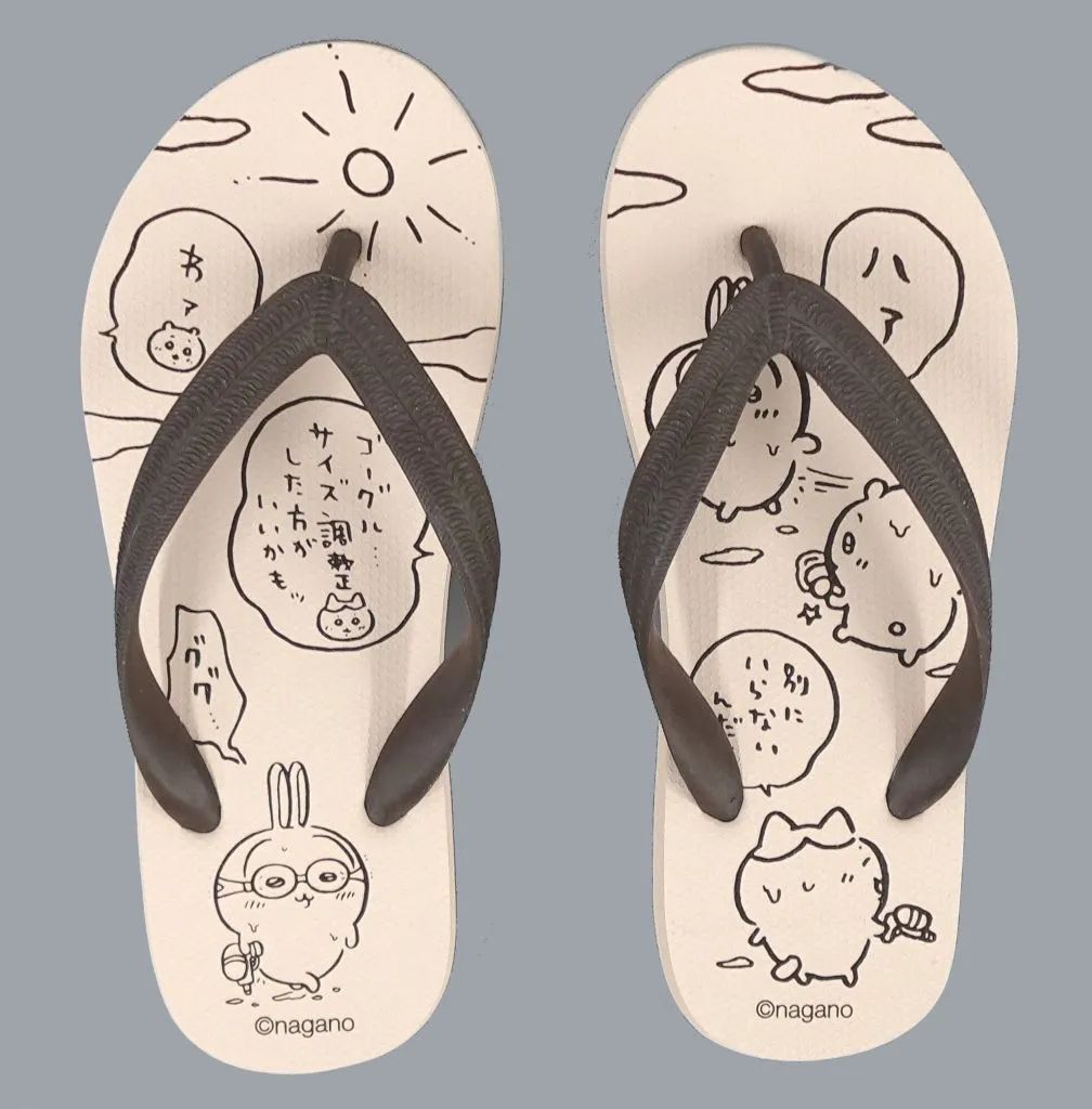 [Used] Shoes Water Gun Beach Sandals Beige 24-24.5cm “Something Small and Cute”