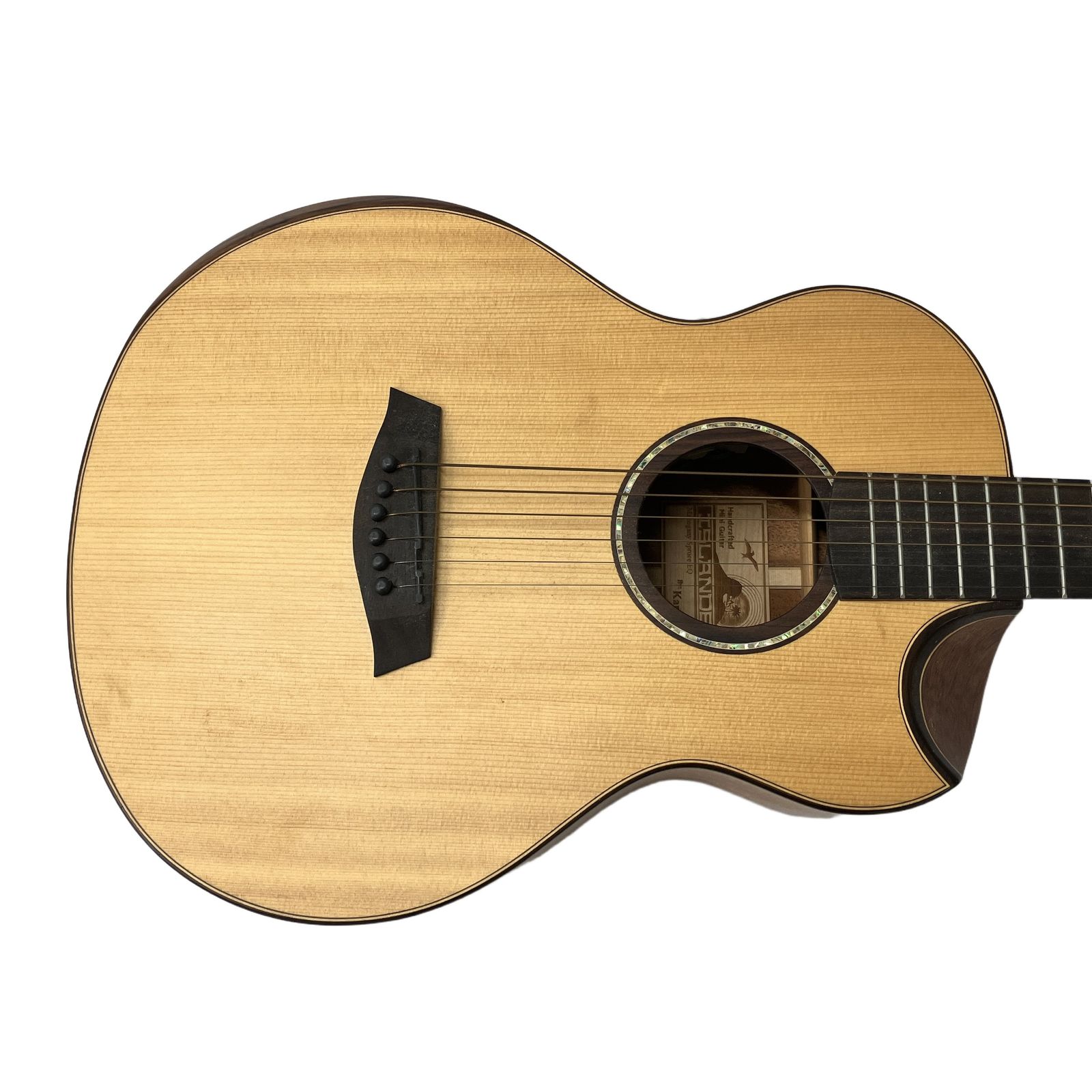 Islander Mini Guitar Mahogany Spruse EQ Fishman PU アイランダー
