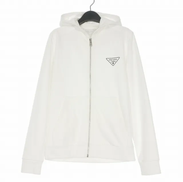 プラダ PRADA Re-Nylon スウェット 切替 トライアングルロゴ パーカー