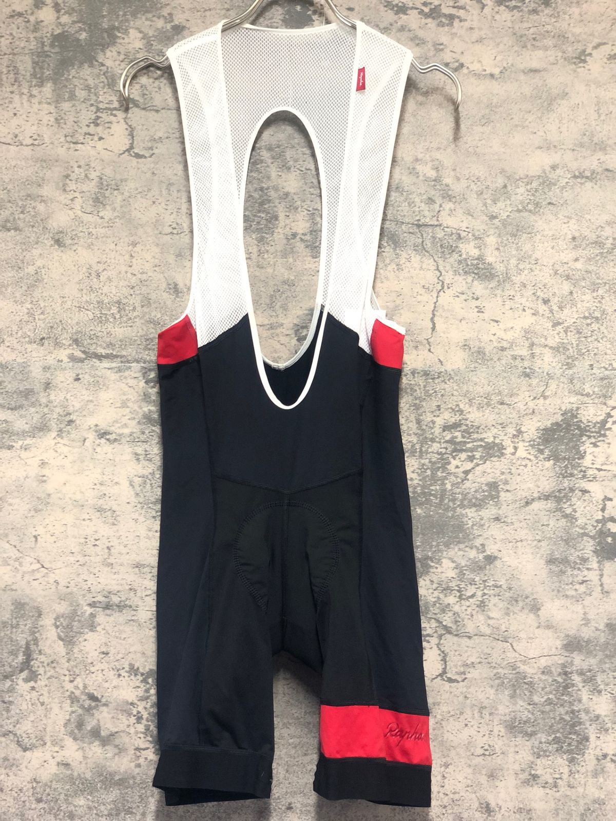 ラファ　Rapha lightweight bib shorts L KL259 ラファ Rapha LIGHTWEIGHT BIB SHORTS ビブショーツ 黒 赤 L