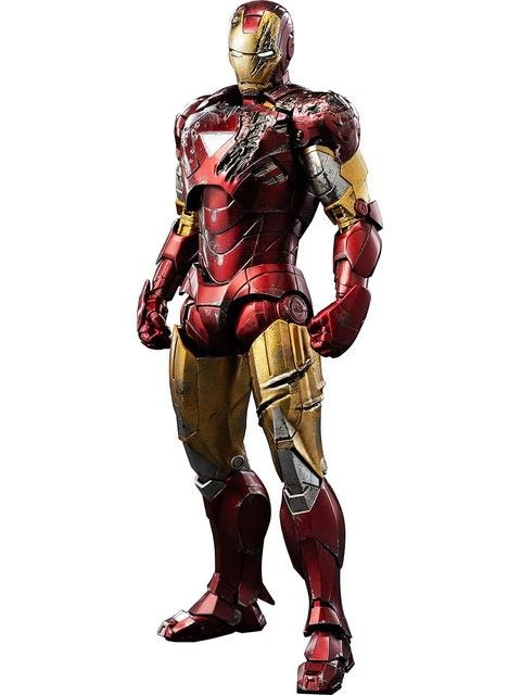 threezero DLX アイアン-ironマン-man・記6(抗争ダメージ) 1/12 カドー