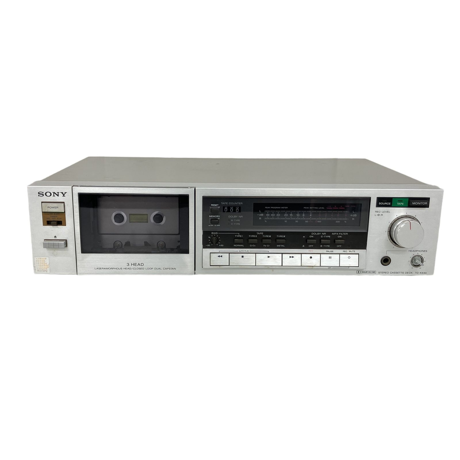 SONY TC-K444 カセットデッキ ジャンク K11560654 - メルカリ