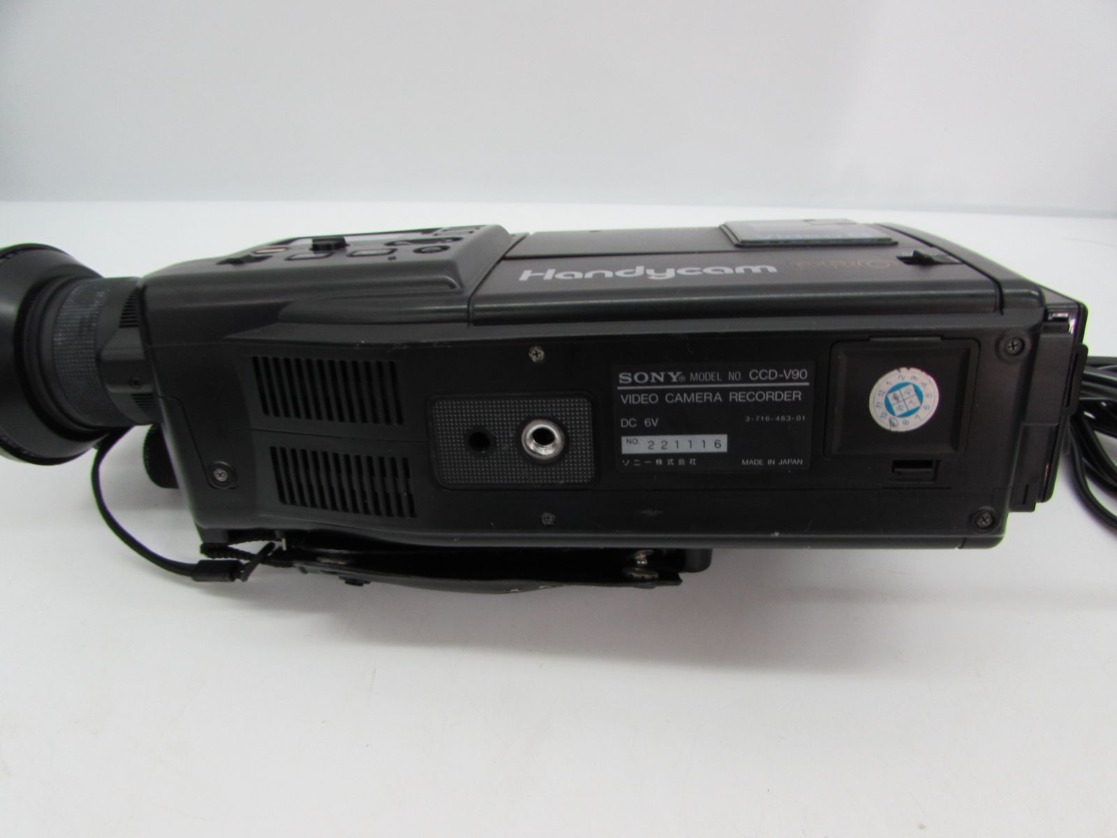 昭和レトロ Sony ソニー Handycam PRO CCD-V90 8ミリビデオカメラ 取扱