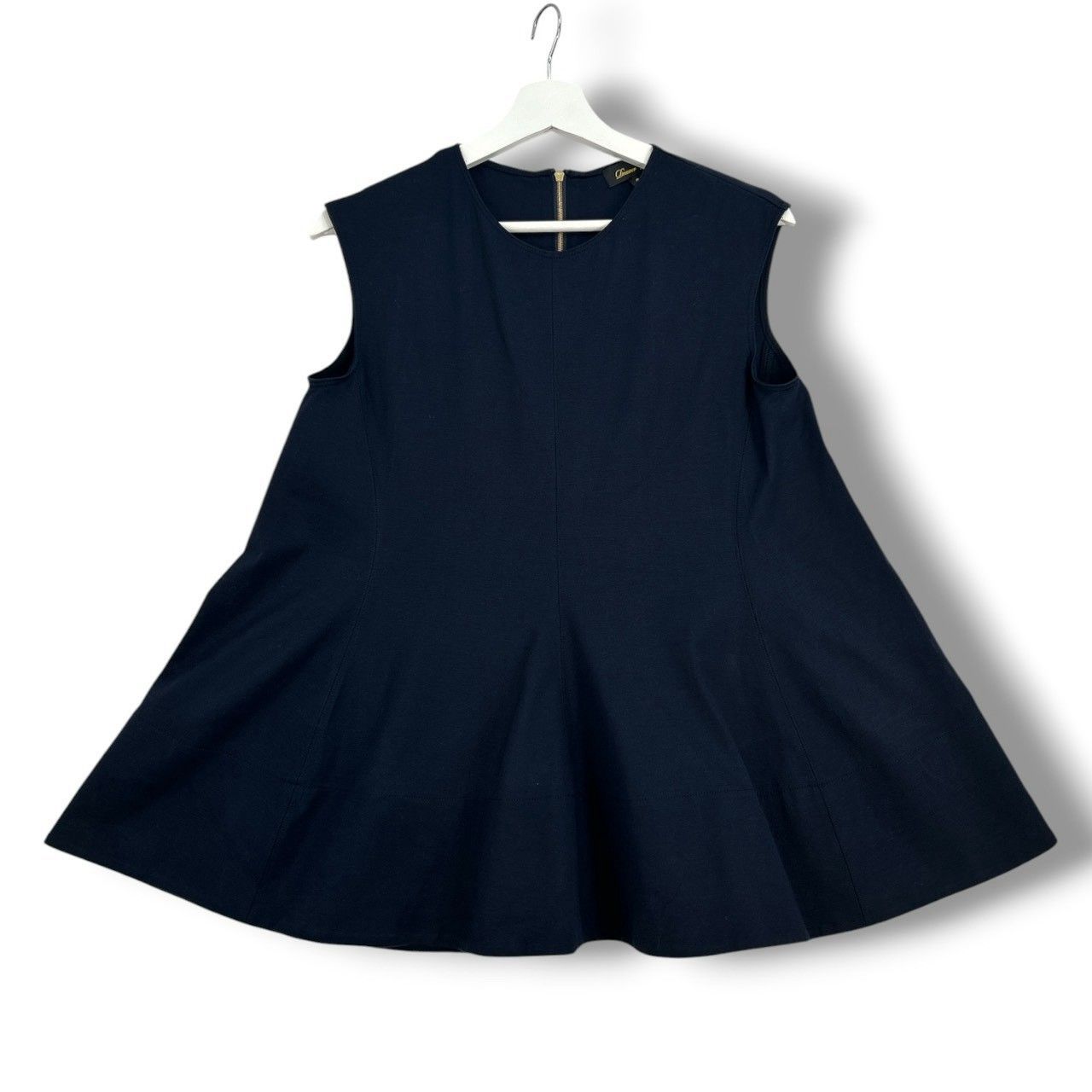 Drawer ドゥロワー M.SUMMER2 バックジップノースリーブブラウス