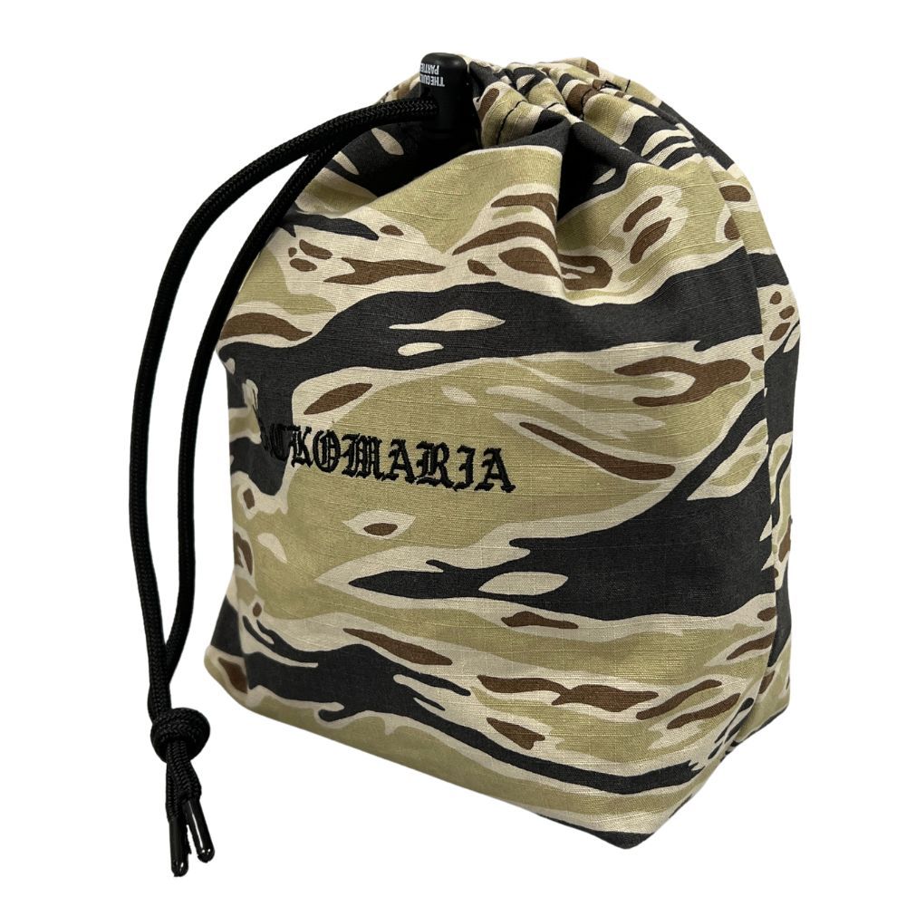 WACKO MARIA ワコマリア タイガーカモ柄 ドローストリングバッグ 巾着ポーチ 正規品 / 41352