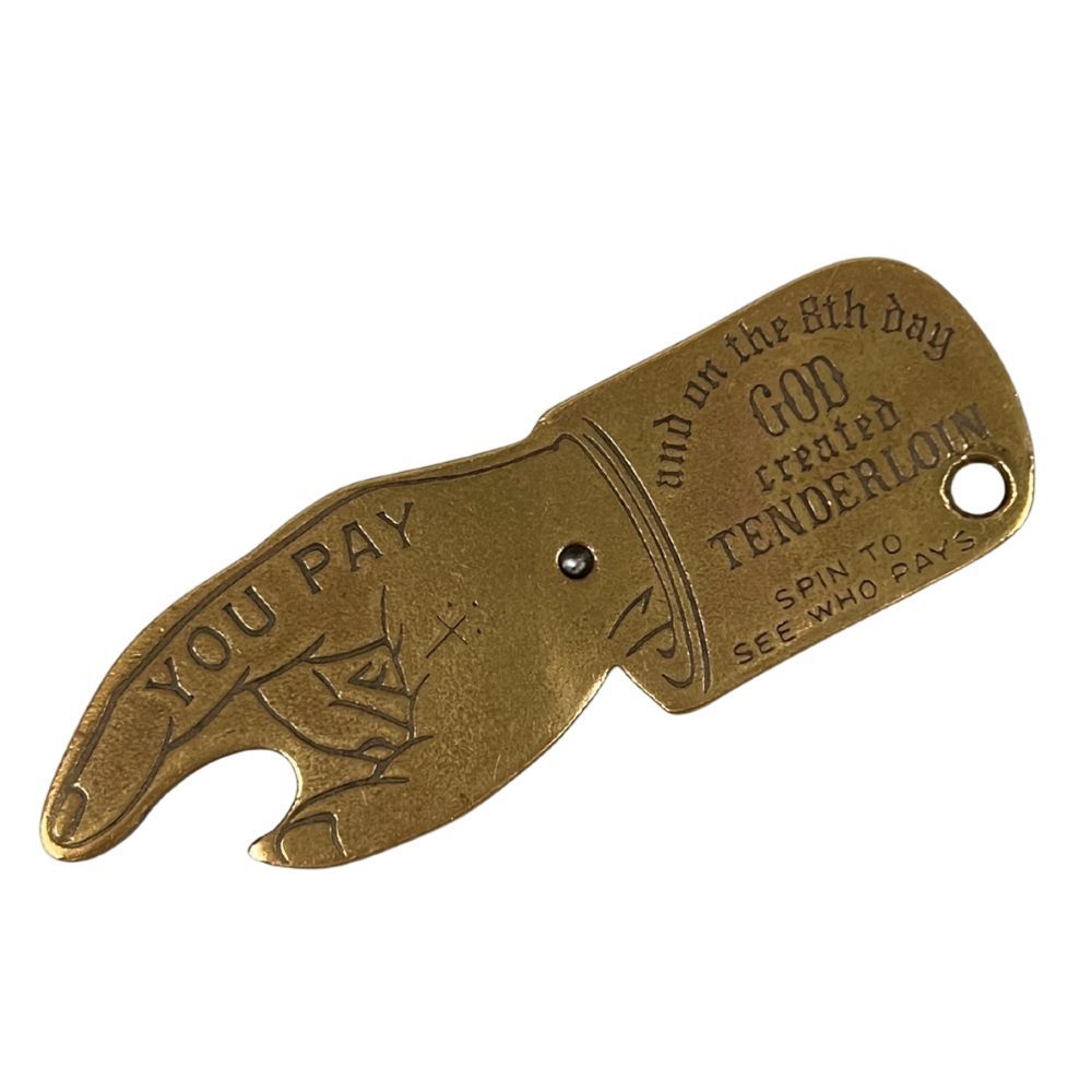 TENDERLOIN テンダーロイン T-PAY PLATE BRASS YOU PAY 真鍮 キーホルダー 正規品 / 41353