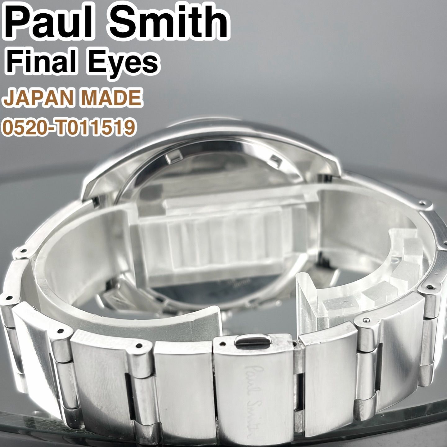 ポールスミス ファイナルアイズ クロノグラフ 0520-T011519 日本製] Paul Smith ファイナルアイズ 0520-T011519 クロノグラフ