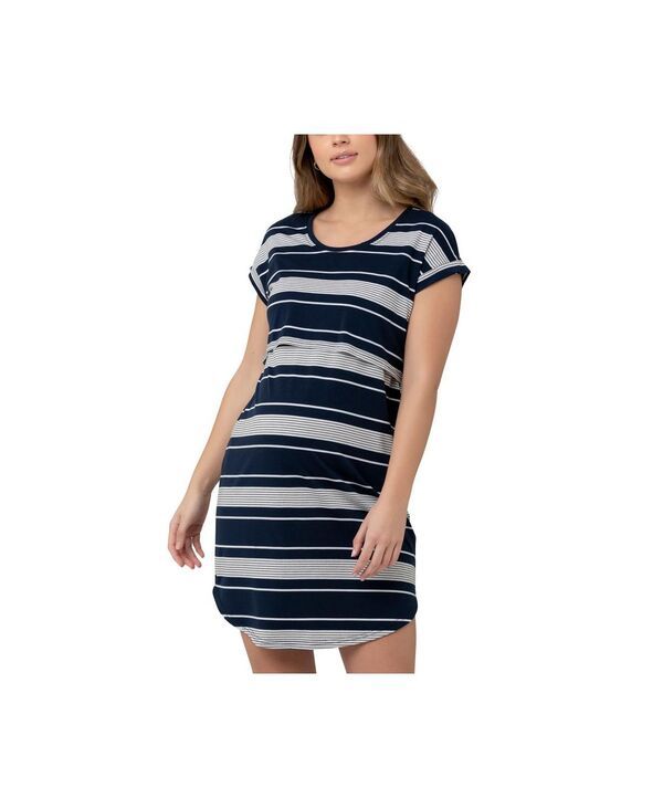 ライプマタニティ レディース アンダーウェア ナイトウェア Ripe Maternity Ripe Stevie Nursing Nightie Navy white black ホワイト