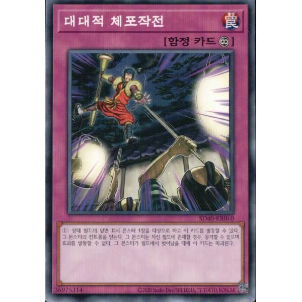 3枚セット】韓国版 遊戯王 大捕り物 【ノーマル】SD40-KR040 - メルカリ