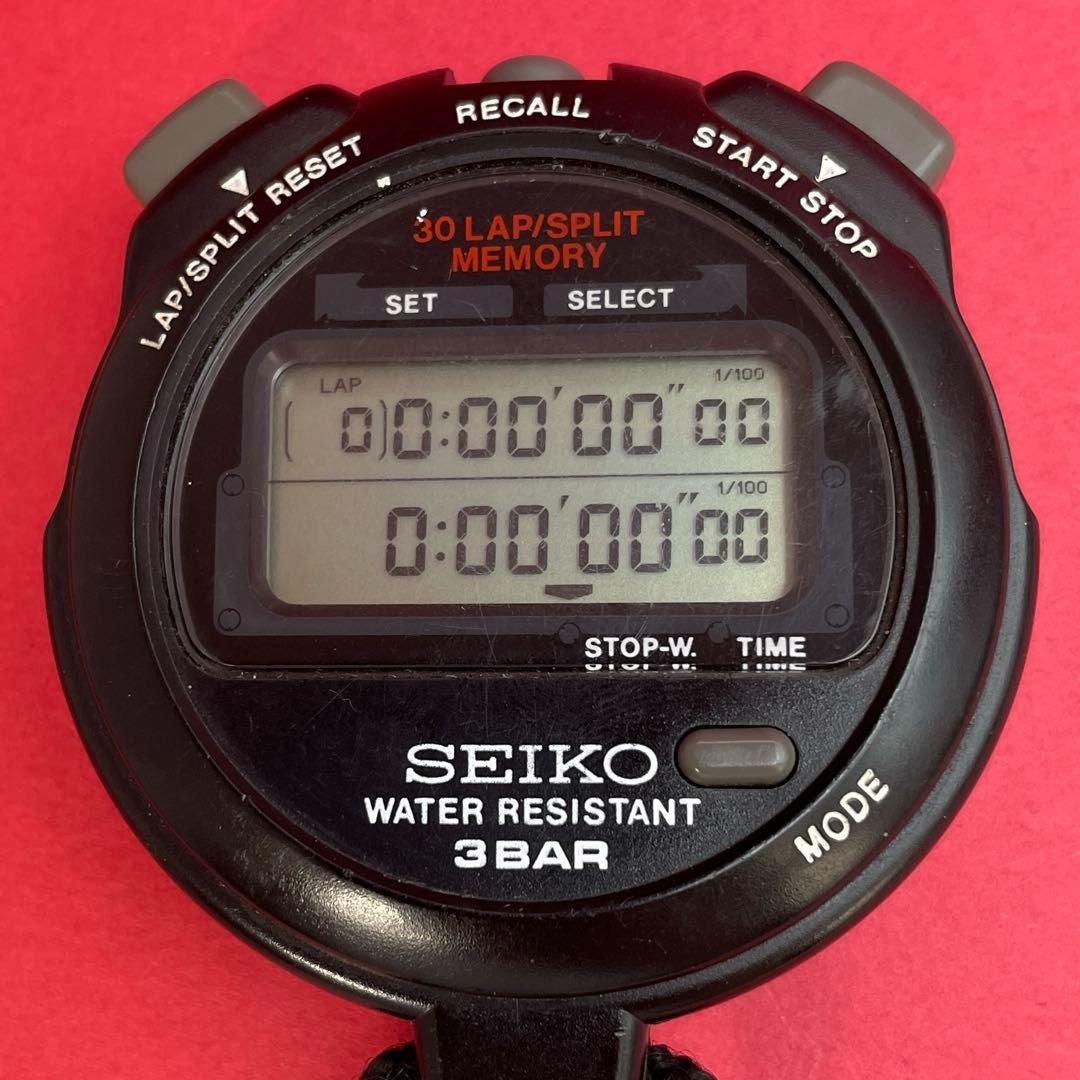 健康用品 SEIKO S031-4000 黄イエロー デジタル QZクォーツ 電池式