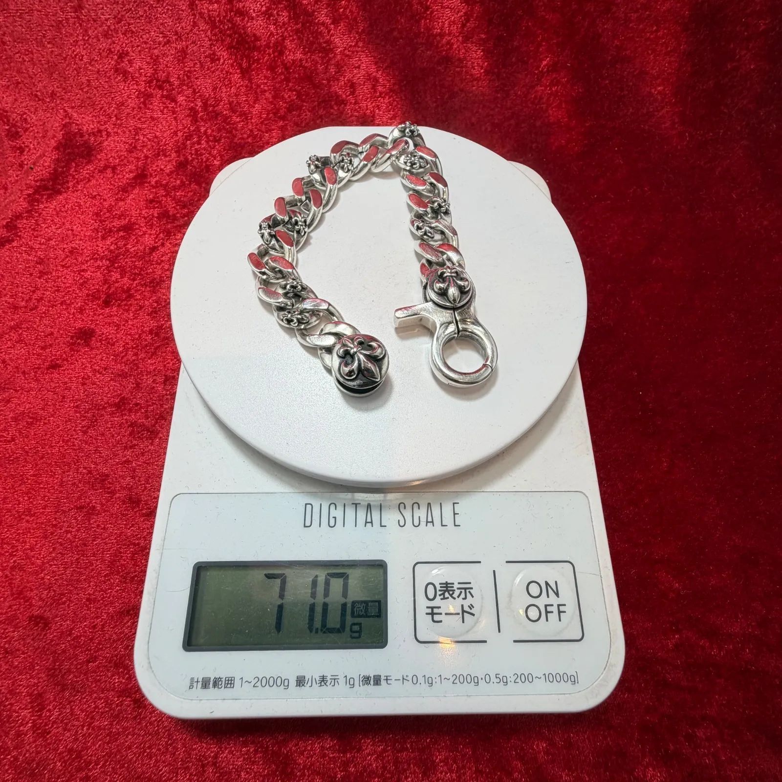 美品 フルール・ ド ・リス ブレスレット 71g パトリックコックス