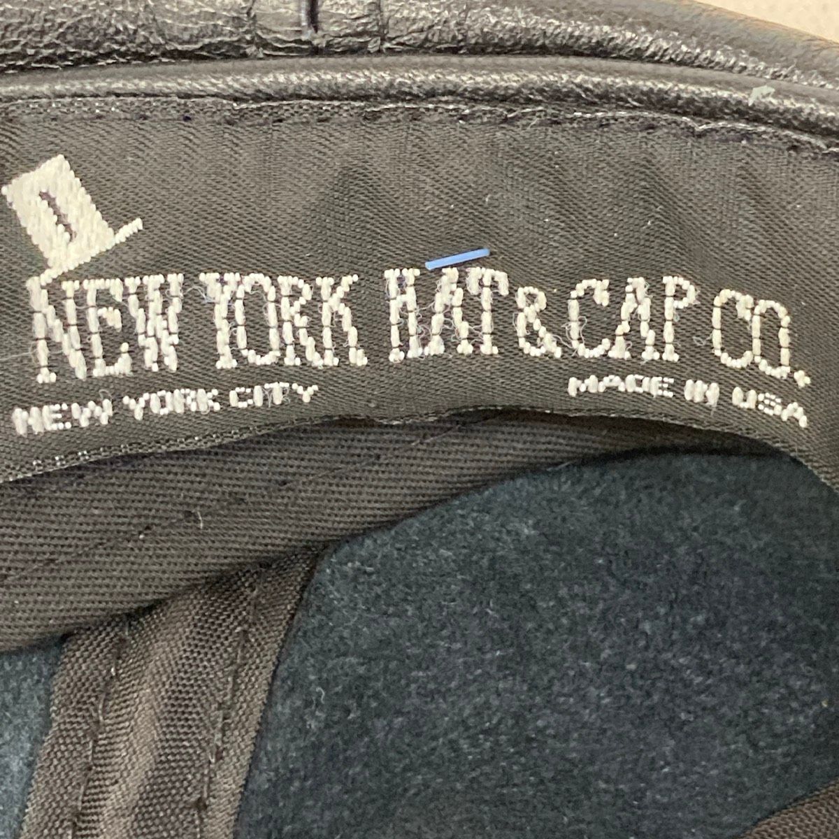 美品 本革 NEW YORK HAT/ニューヨークハット キャスケット/ハンチング