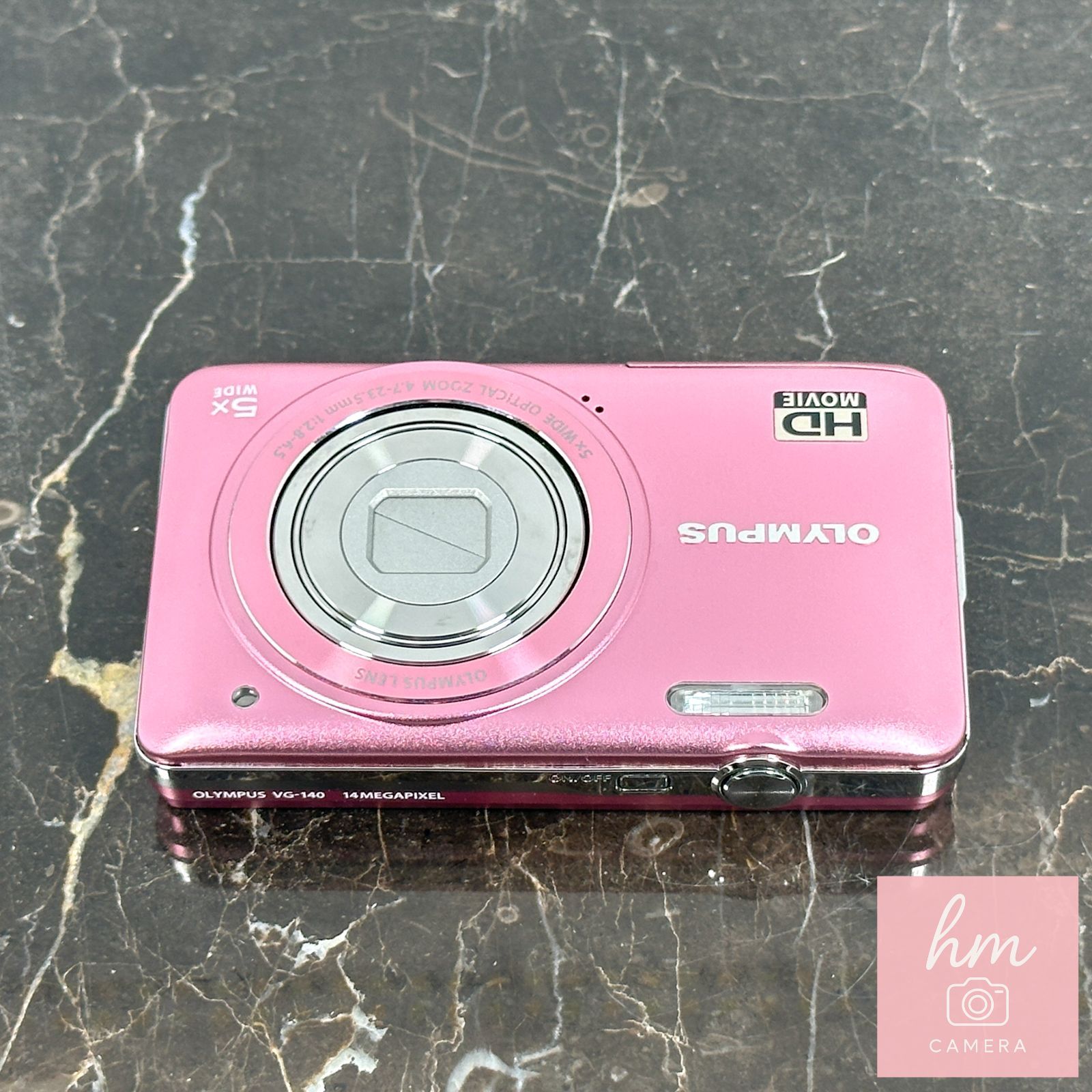 カメラ OLYMPUS VG-140 ピンク 1400万画素 光学5倍ズーム 広角26mm