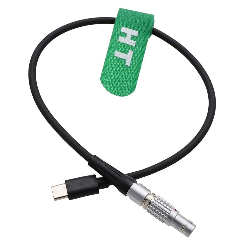 【新品】 Hangton DJI RS4 RS3 Pro RS2からTeradek Bond Bolt Vaxisビデオトランスミッターレシーバーワイヤレス伝送用USB-C電源ケーブル、USB Type-Cから2ピン12V 30cm 1