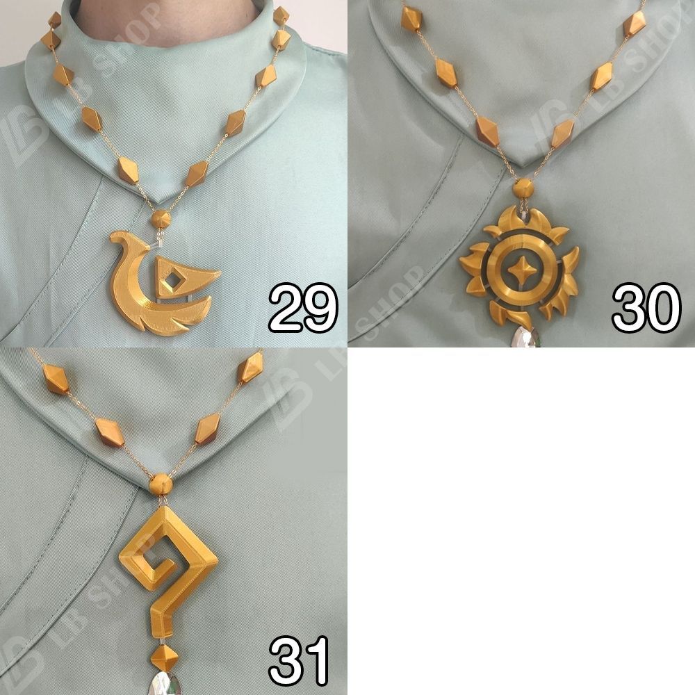 Sky星を紡ぐ子どもたち cosplay シーズンネックレス 3D粗いチェーン版