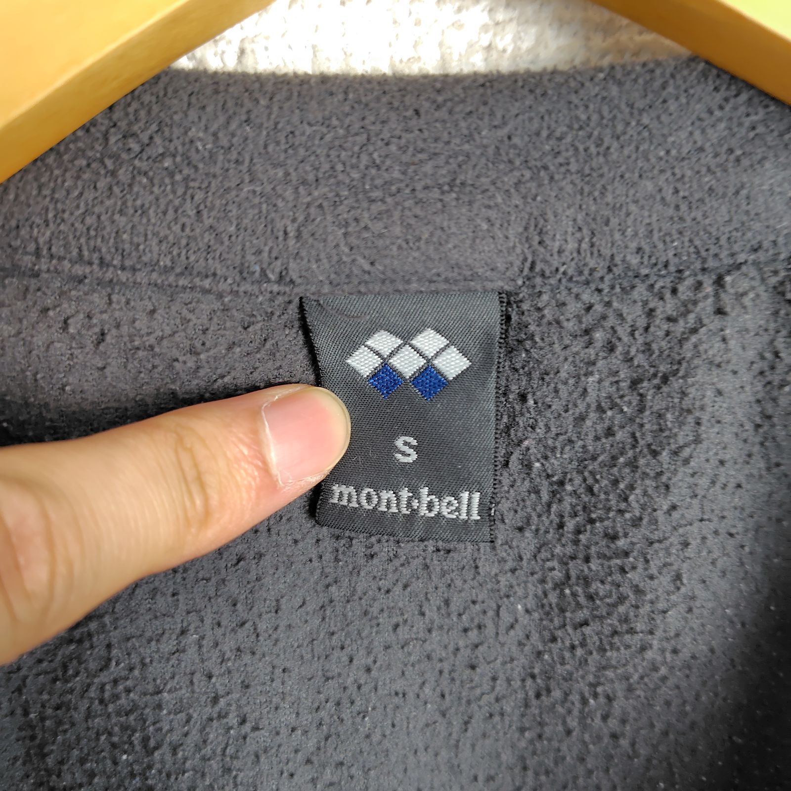 メンズ mont-bell モンベル ハーフジップフリース S メンズ 古着 アウトドア