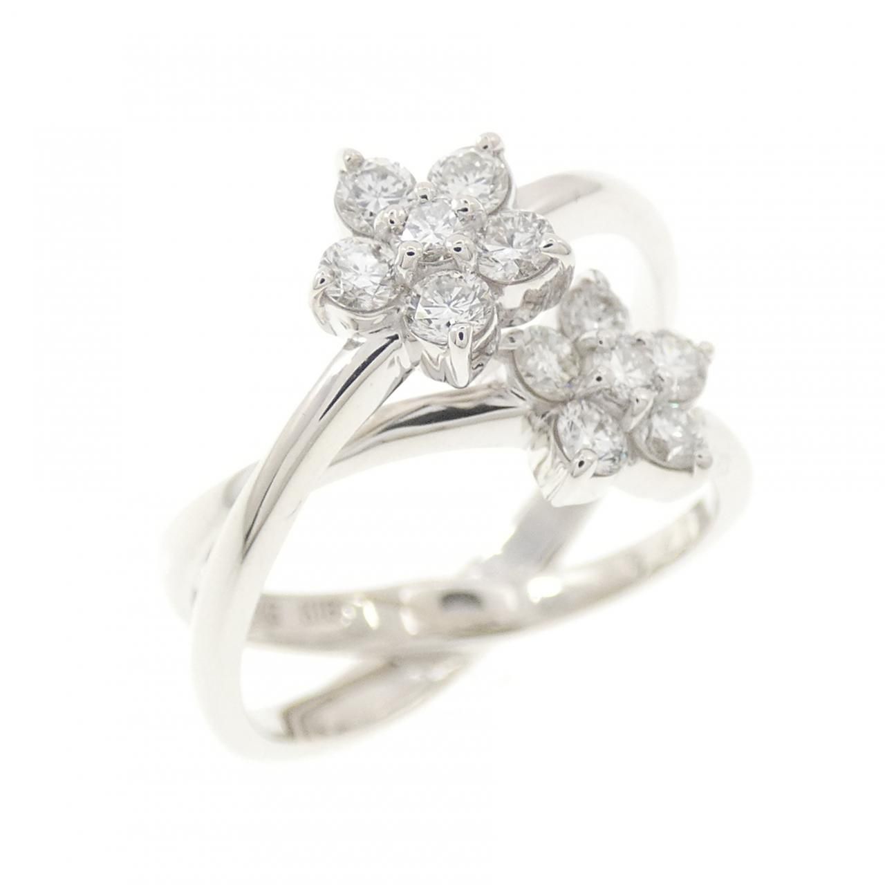 Ponte Vecchio Flower Diamond Ring 0.41CT