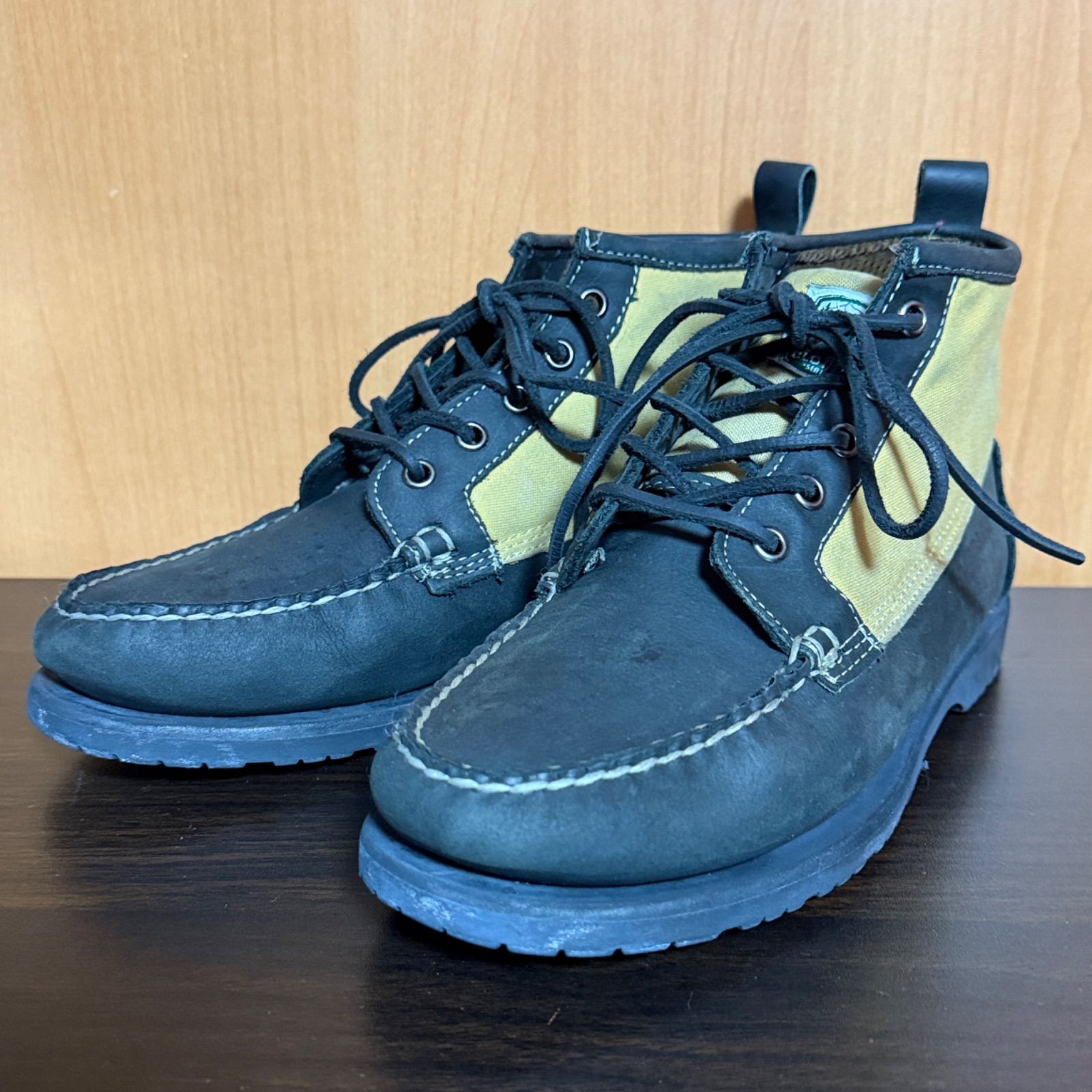 FILSON SEBAGO KNIGHT モックトゥ レザーブーツ US7 ブラック