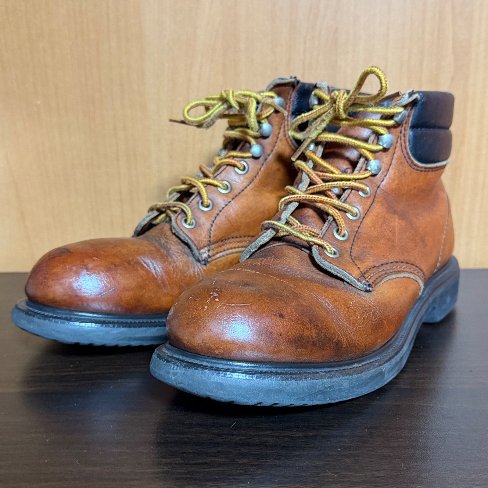 RED WING 2245 プレーントゥ スーパーソール プリント羽タグ US6D ブラウン 7,000円