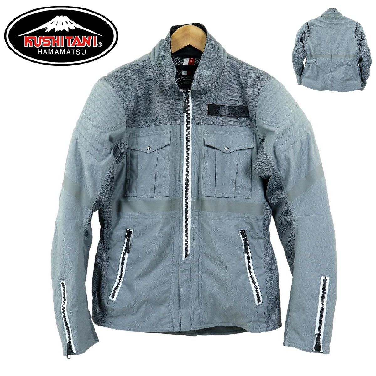 【S3869】【新品同様】KUSHITANI クシタニ ARCANA HALF MESH JACKET アーカナハーフメッシュジャケット バイクウエア K-2393 サイズM