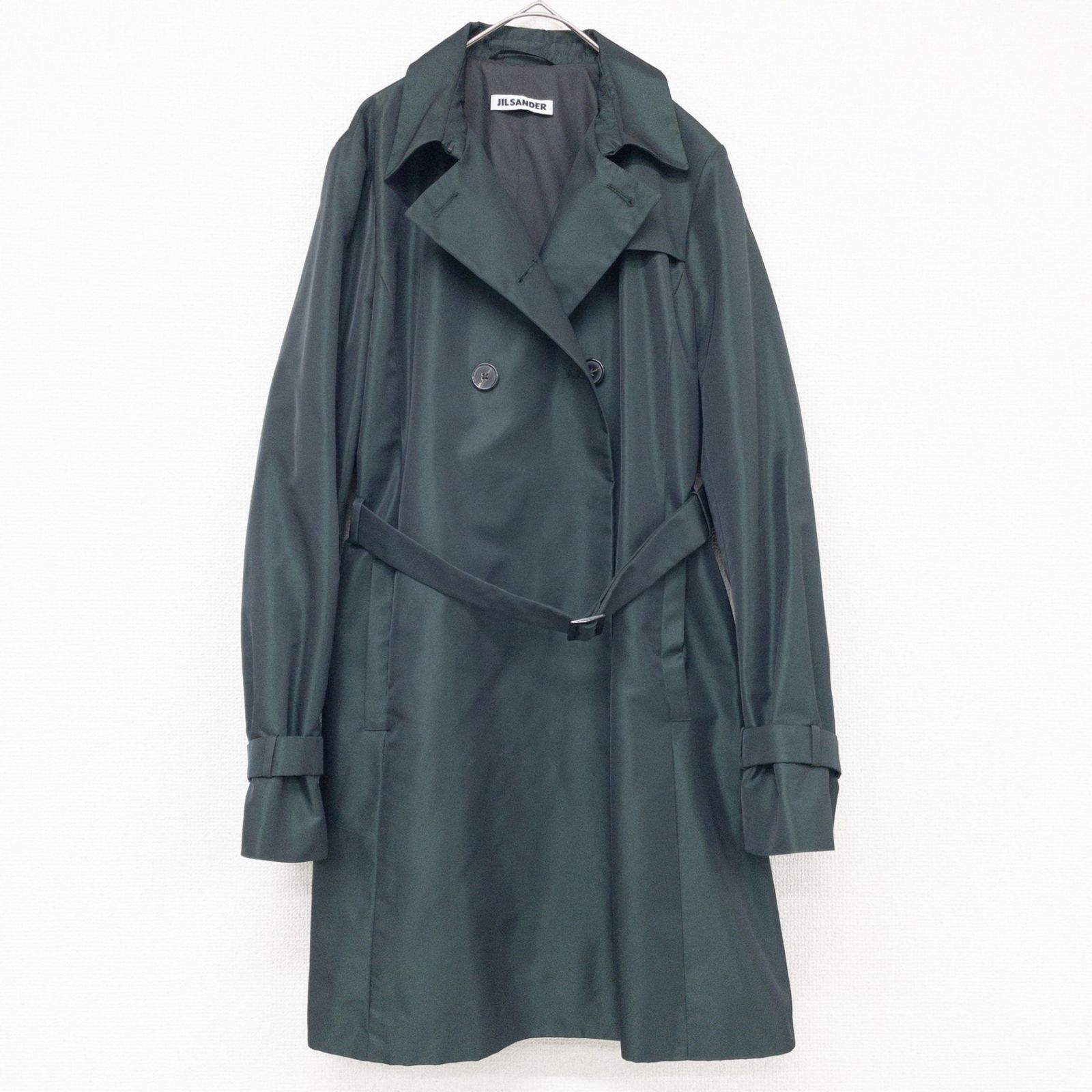 JIL SANDER ジルサンダー ナイロン ライトコート JIL SANDER ジルサンダー トレンチコート ライトコート グリーン