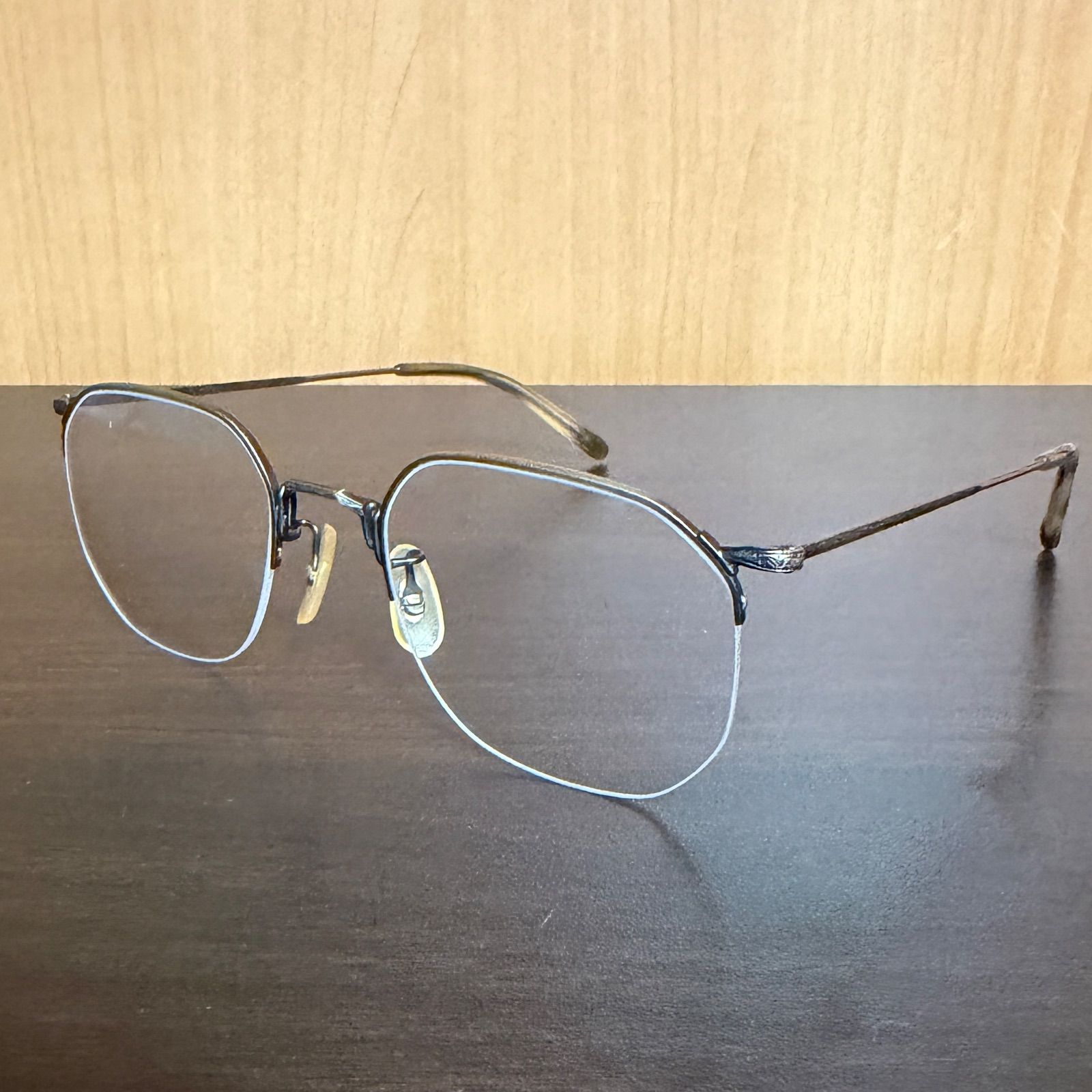 Polo Polo 24 by Ralph Laurenハーフリム メガネ 52□21-143 ゴールド