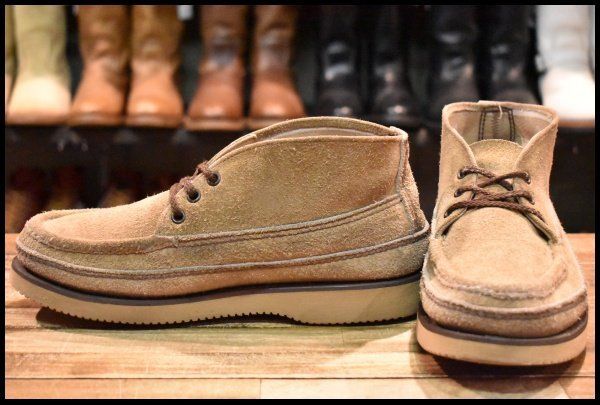 【7.5E 良品】RUSSELL MOCCASIN ラッセルモカシン スポーティングクレーチャッカ ダブルモカシン ララミースエード 短靴 ブーツ HOPESMORE【GH087】 23,272円